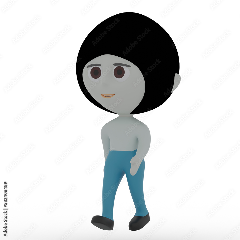 3d person with a smile 3d person with a smile