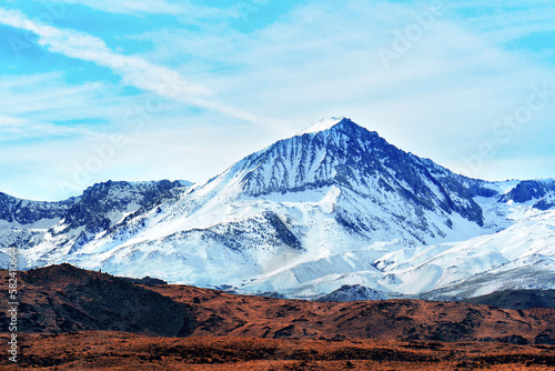 Snow Covered Mount Whitney Peak © Katie Chizhevskaya