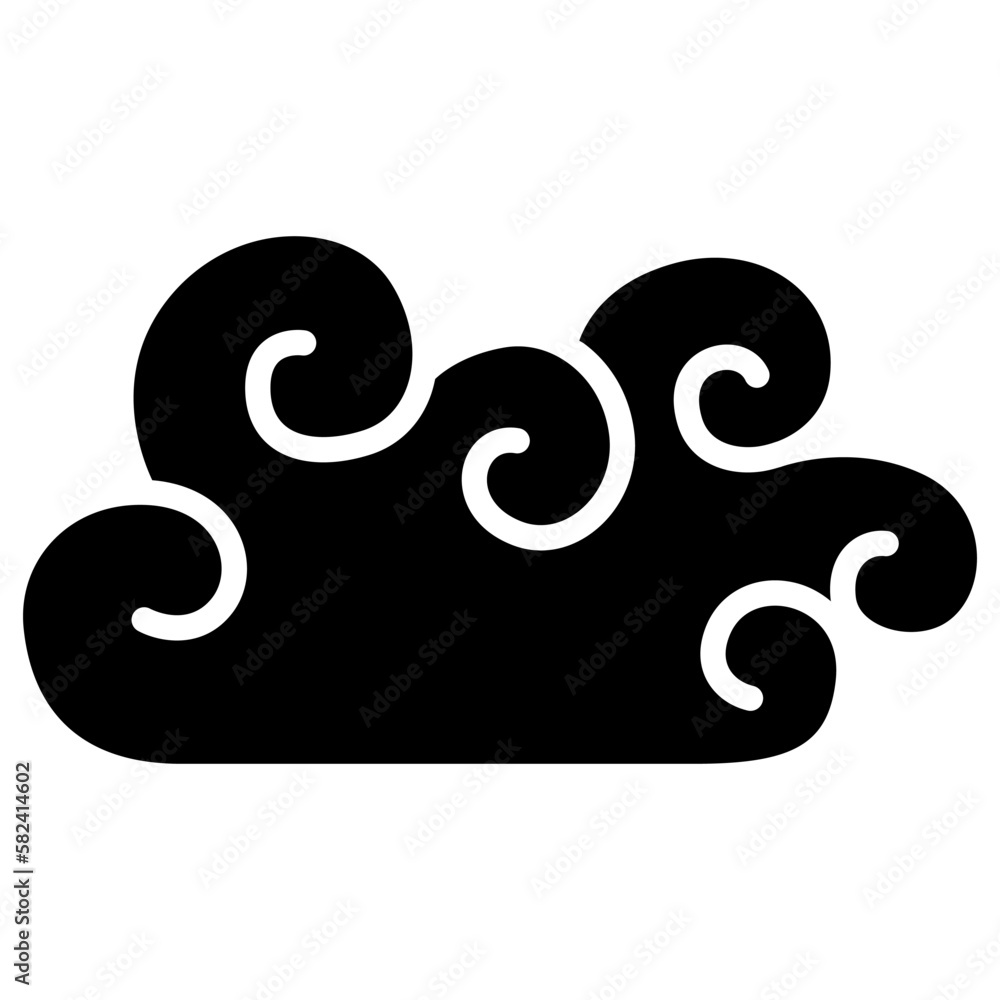 Chinese cloud icon Chinese cloud icon