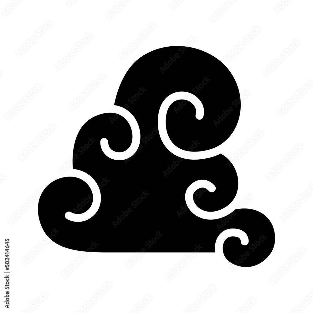 Chinese cloud icon Chinese cloud icon