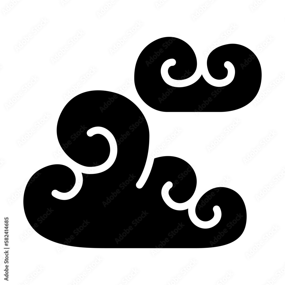 Chinese cloud icon Chinese cloud icon