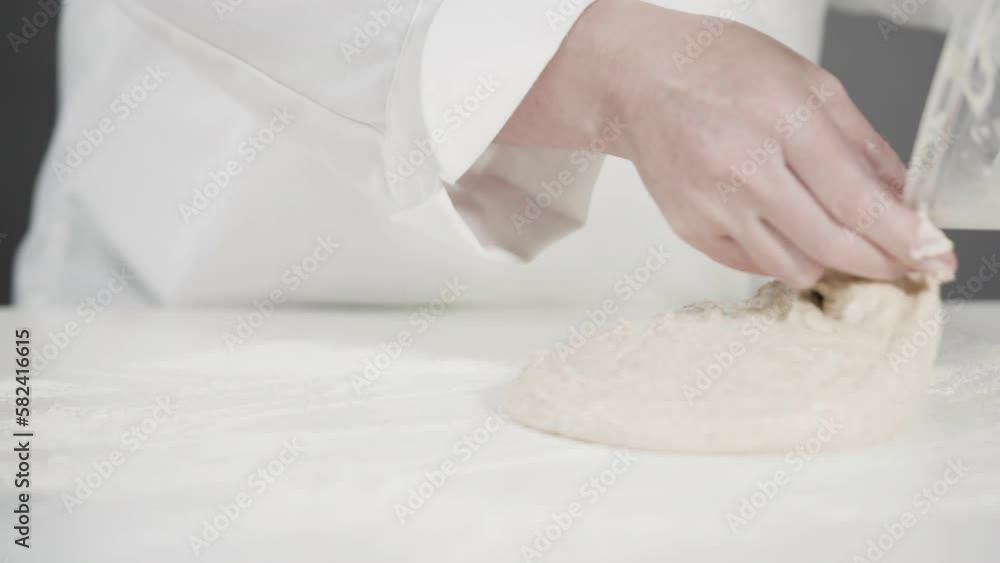 Time lapse. Knitting dough by hand to bake cinnamon rolls. Time lapse. Knitting dough by hand to bake cinnamon rolls.