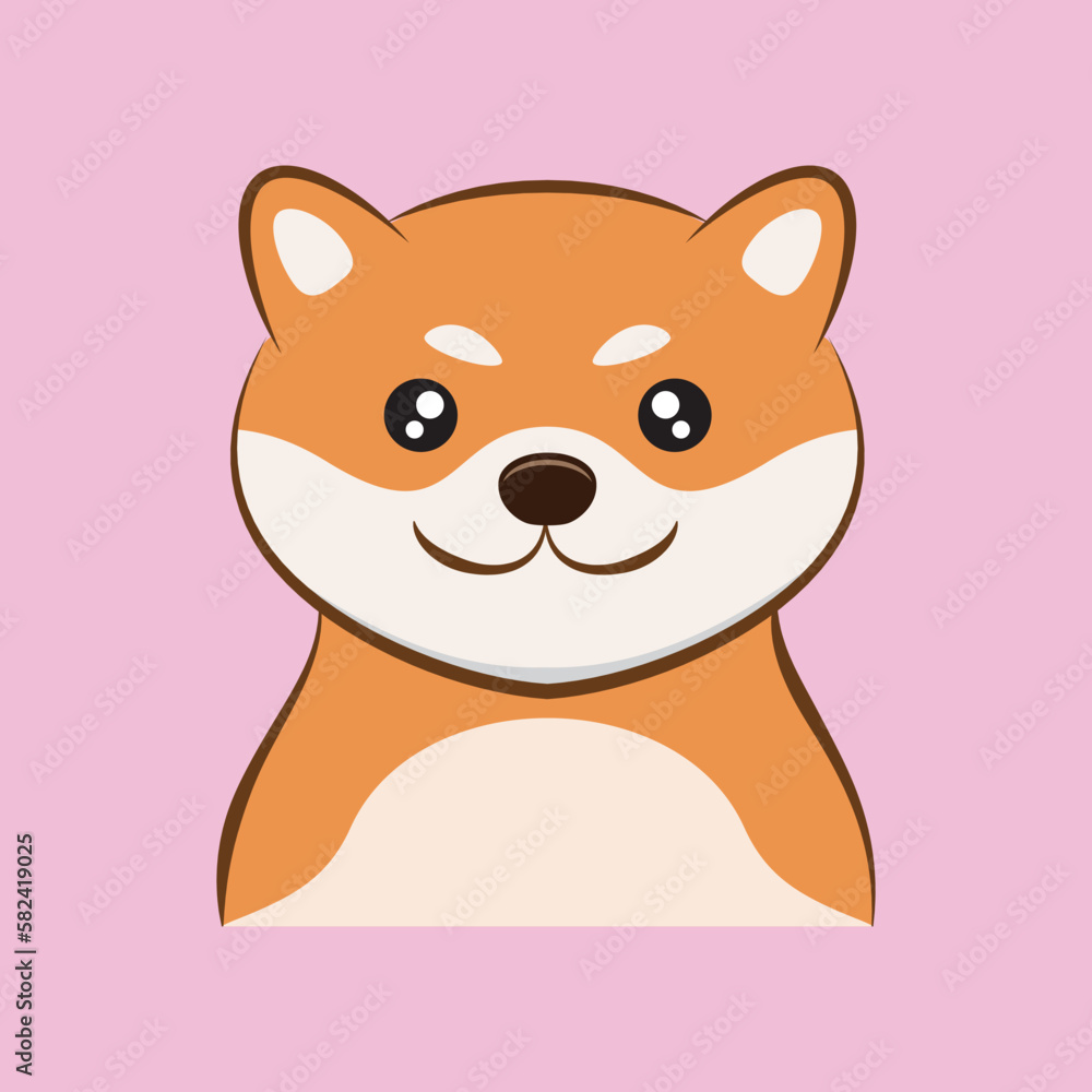 cute dog vector design illustration line art cute dog vector design illustration line art