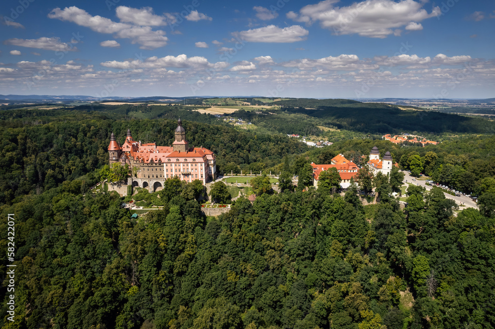 Ksiaz Castle in Walbrzych, Poland