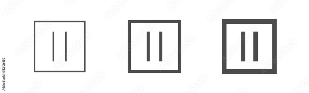 Clothes care icon, DRIP LINE DRYING. International marking of fabric on the label. Set of washing symbol of different thickness. Clothes care icon, DRIP LINE DRYING. International marking of fabric on the label. Set of washing symbol of different thickness.