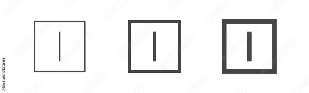Clothes care icon, LINE DRYING. International marking of fabric on the label. Set of washing symbol of different thickness. Clothes care icon, LINE DRYING. International marking of fabric on the label. Set of washing symbol of different thickness.
