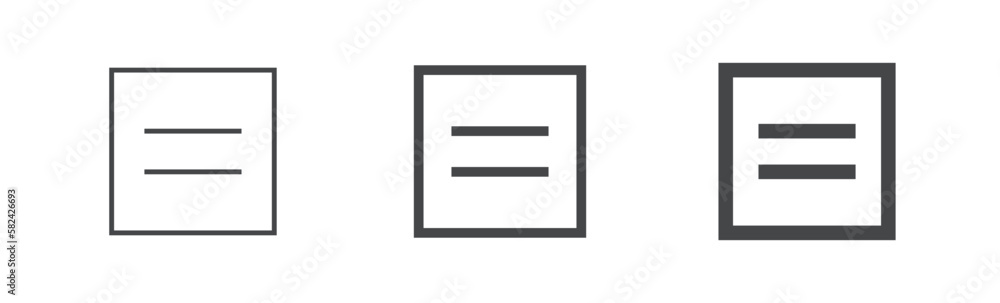 Clothes care icon, DRIP FLAT DRYING. International marking of fabric on the label. Set of washing symbol of different thickness. Clothes care icon, DRIP FLAT DRYING. International marking of fabric on the label. Set of washing symbol of different thickness.