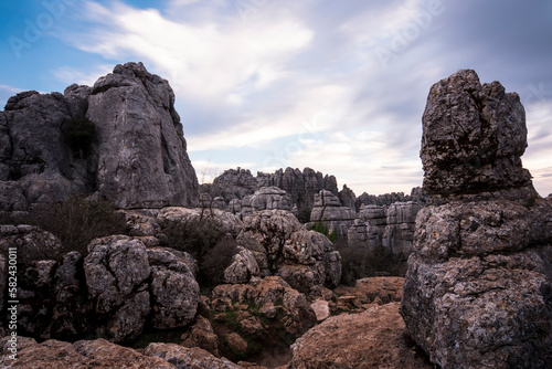 Wallpaper Mural Torcal de Antequera, probably the most spectacular karst landscape in Europe. (Malaga, Spain) Torontodigital.ca