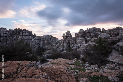 Wallpaper Mural Torcal de Antequera, probably the most spectacular karst landscape in Europe. (Malaga, Spain) Torontodigital.ca