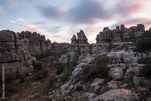 Wallpaper Mural Torcal de Antequera, probably the most spectacular karst landscape in Europe. (Malaga, Spain) Torontodigital.ca