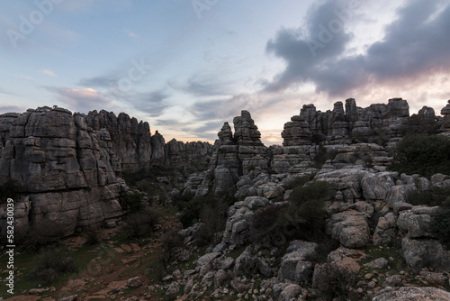 Torcal de Antequera  probably the most spectacular karst landscape in Europe.  Malaga  Spain 