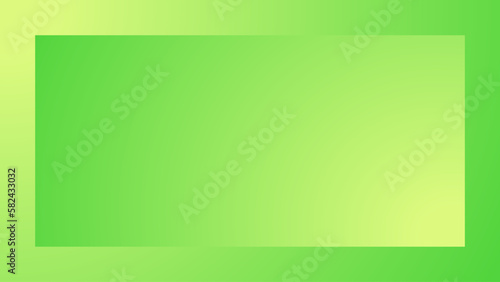 Grüner Vektorgrafik-Rahmen mit Farbverläufen. Platz für eigenes Design.