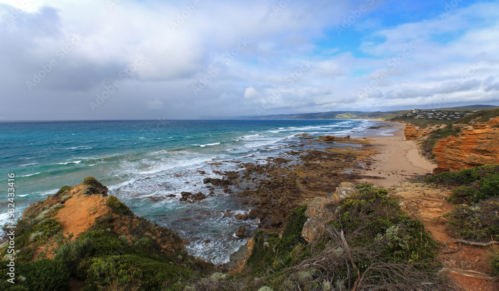 Aireys Inlet - popular holiday destination in Great Ocean Road, Australia