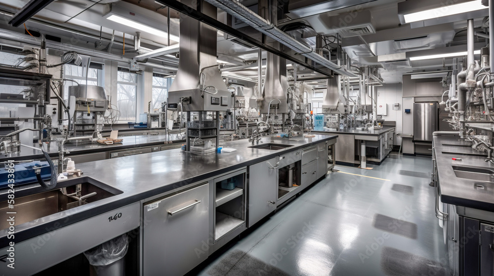 Achieve ground breaking results, innovative clean biology industrial laboratory, Generative AI Achieve ground breaking results, innovative clean biology industrial laboratory, Generative AI
