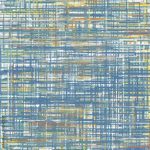 Blau-bunter Hintergrund in Gewebeoptik.