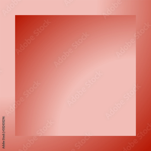 Roter Rahmen mit Farbverlauf, freier Platz für eigenes Design.