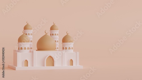 Islamic background ramadan eid banner copy space