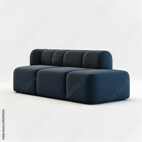 Straight-Lined Alfa Long Sofa with Floor-Length Design