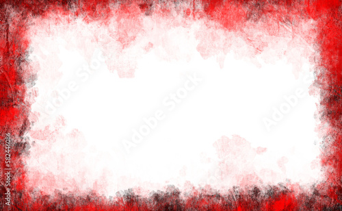 transparent red and black paint effect