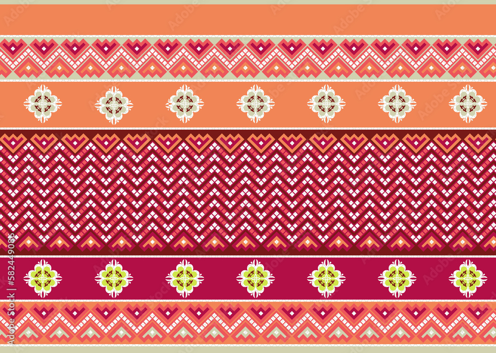 Textile and digital seamless pattern design Textile and digital seamless pattern design