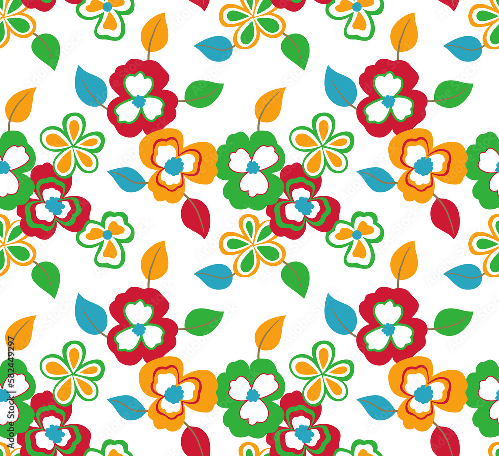 Textile and digital seamless pattern design Textile and digital seamless pattern design