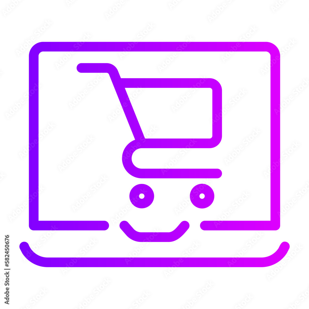 online shop gradient icon online shop gradient icon