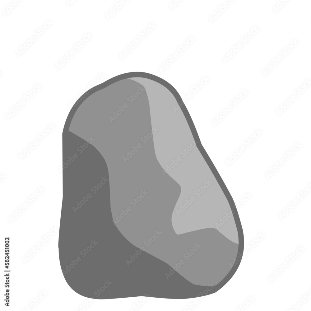 Stone illustration with outline, Stone vector element, Stone Vector Stone illustration with outline, Stone vector element, Stone Vector