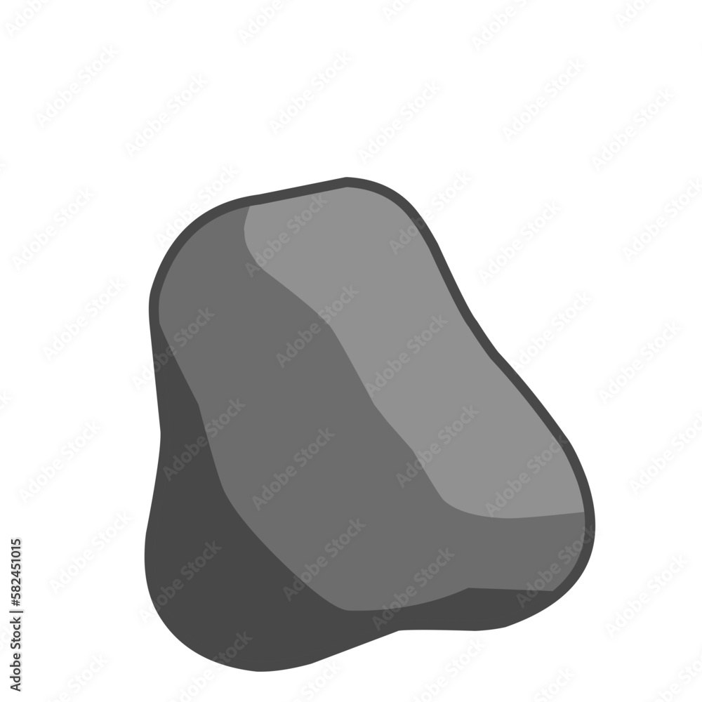 Stone illustration with outline, Stone vector element, Stone Vector Stone illustration with outline, Stone vector element, Stone Vector