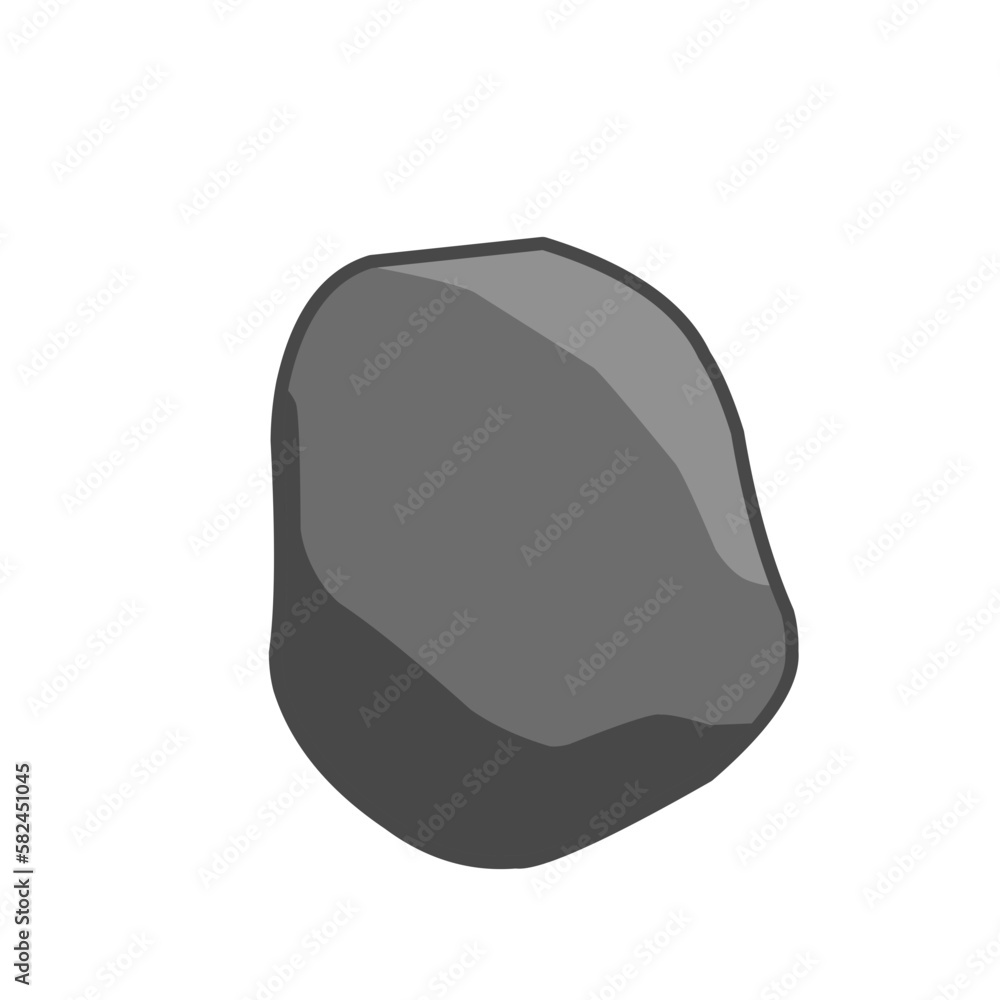 Stone illustration with outline, Stone vector element, Stone Vector Stone illustration with outline, Stone vector element, Stone Vector