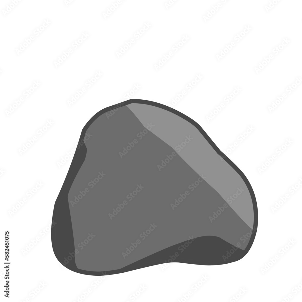 Stone illustration with outline, Stone vector element, Stone Vector Stone illustration with outline, Stone vector element, Stone Vector