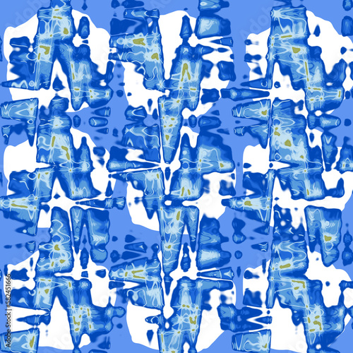 Blue and white background with a pattern of letters a and b.