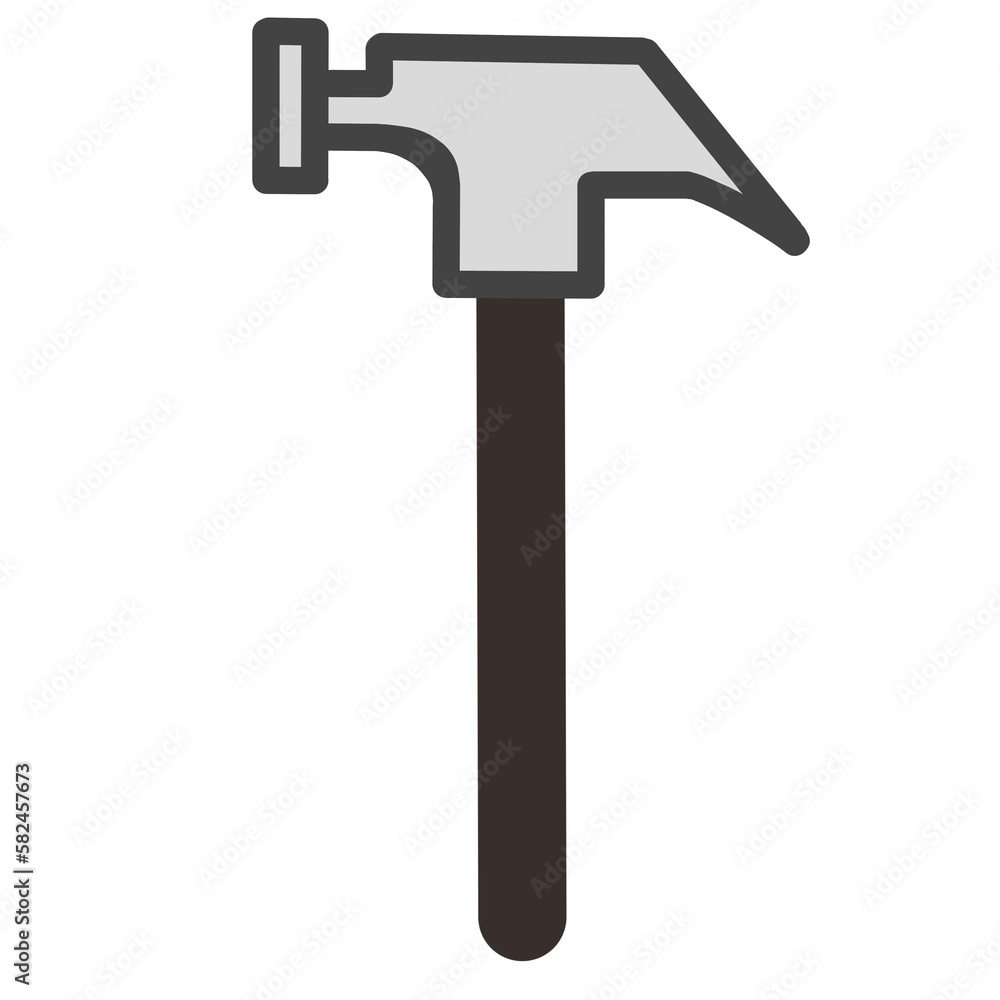 Hammer, Hand drawing cartoon PNG illustration. Hammer, Hand drawing cartoon PNG illustration.