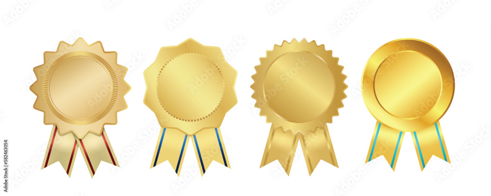 premium quality seal or label flat vector icon. gold color premium quality seal or label flat vector icon. gold color