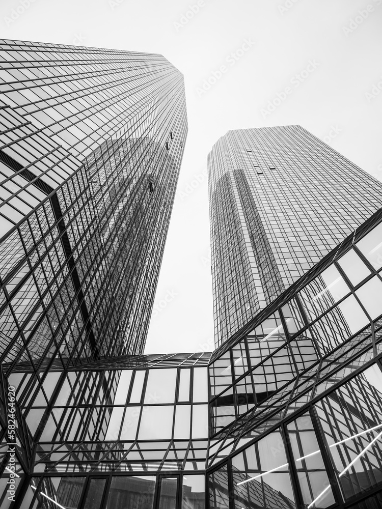 The modern architecture in city Frankfurt, Germany The modern architecture in city Frankfurt, Germany