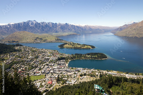 Queenstown depuis la Skyline Gondola photo