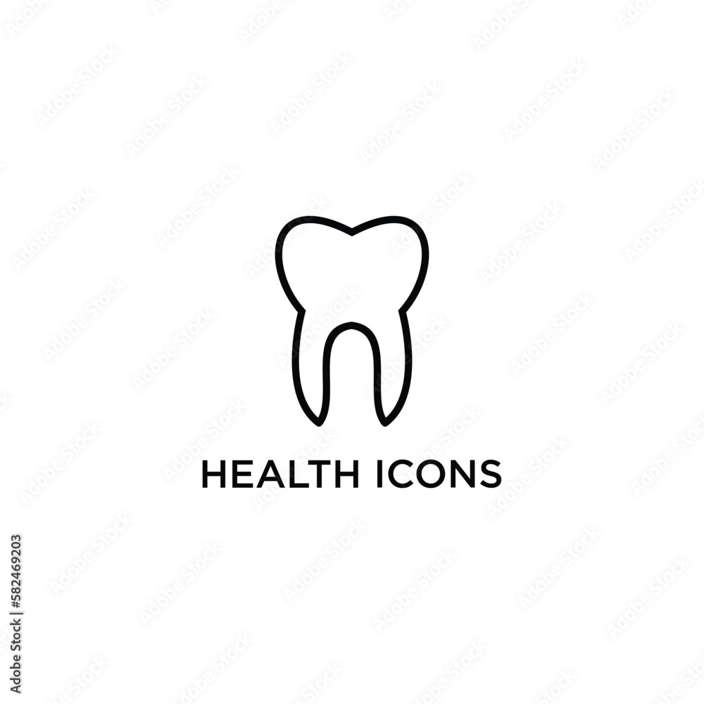 logo health icons design art template logo health icons design art template