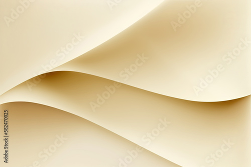 Abstract pastel background with waves and lines, cream color