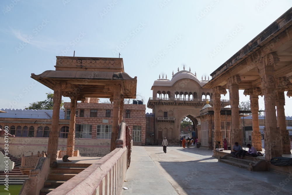 shri raghunath ji mandir famous temple in vrindavan inner view