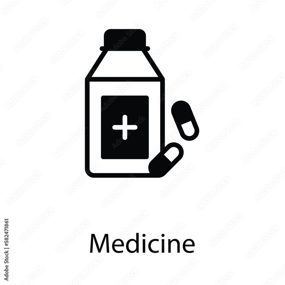 Medicine icon design stock illustration Medicine icon design stock illustration