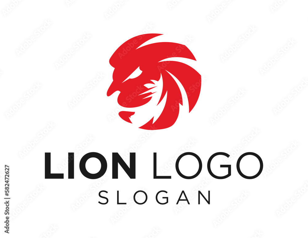 Logo design about Lion on a white background. made using the CorelDraw application. Logo design about Lion on a white background. made using the CorelDraw application.