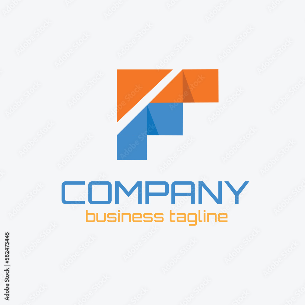 Letter F wing flag logo icon design template elements Letter F wing flag logo icon design template elements