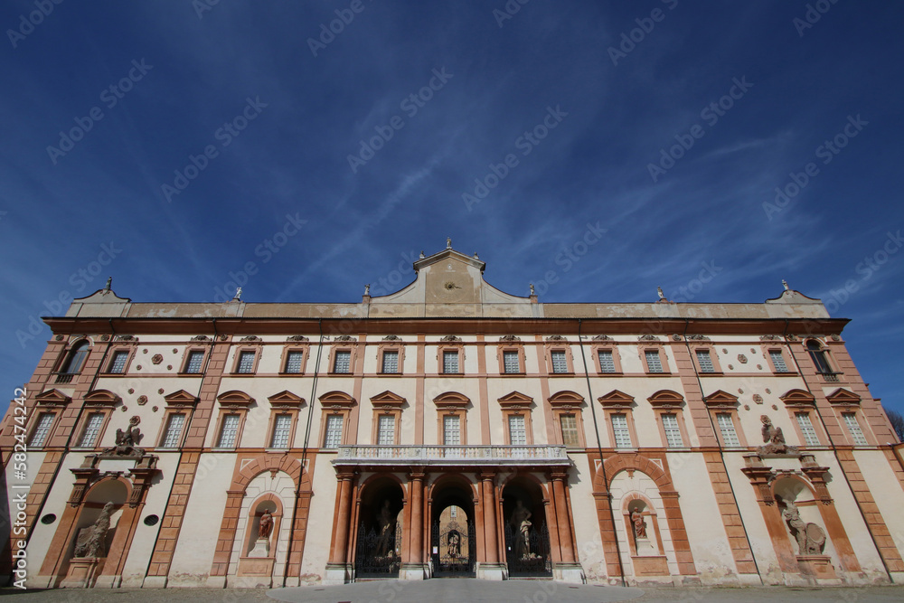 Ducal palace of Sassuolo, Modena, Italy, ancient Estense family, architectural detail, tourist place