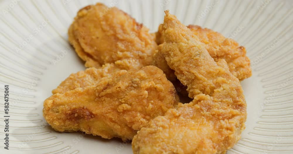 Deep fry crispy chicken thigh Deep fry crispy chicken thigh