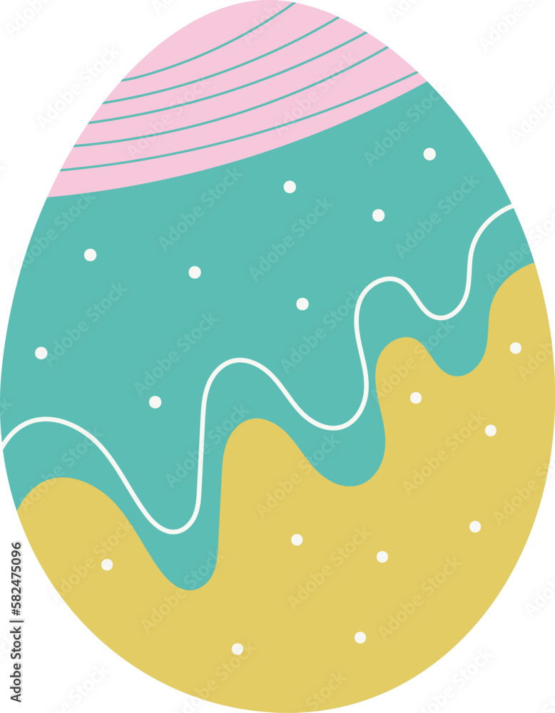 Vector of the easter egg Vector of the easter egg