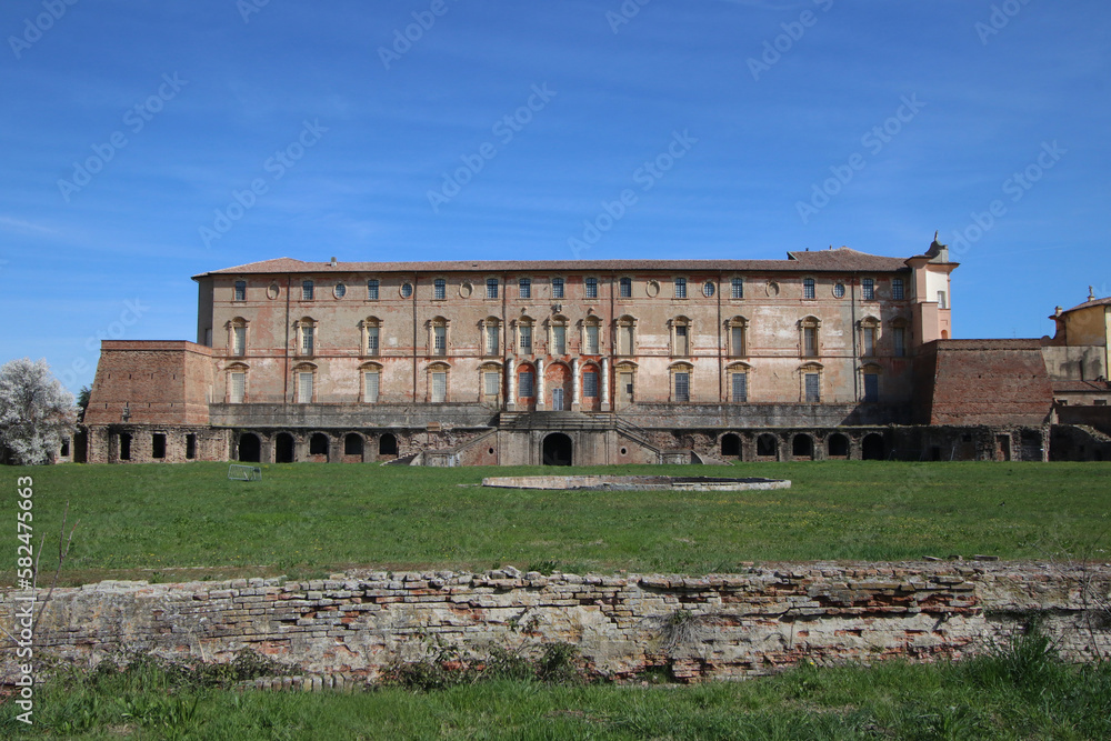 Ducal palace of Sassuolo, Modena, Italy, ancient Estense family, architectural detail, tourist place