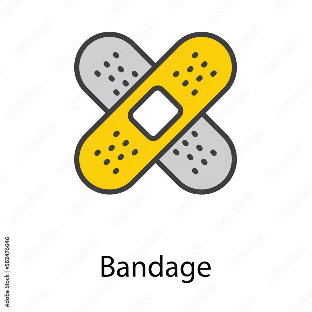 Bandage icon design stock illustration Bandage icon design stock illustration