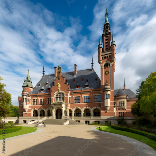 The Peace Palace - International Court of Justice in The Hague - Netherlands photo