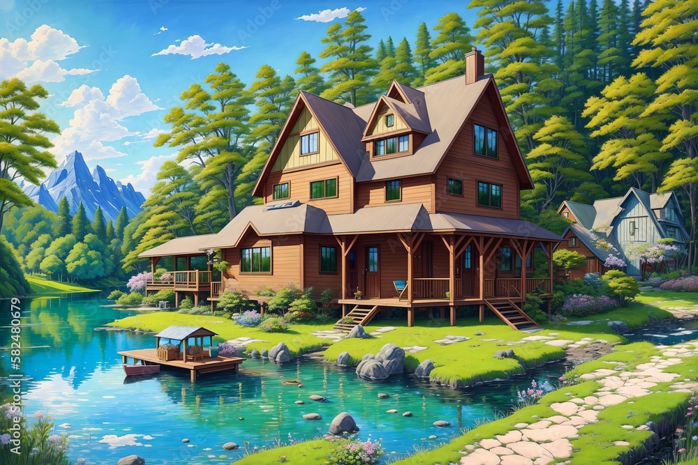 Anime house (full setup) | Sansar Store-demhanvico.com.vn
