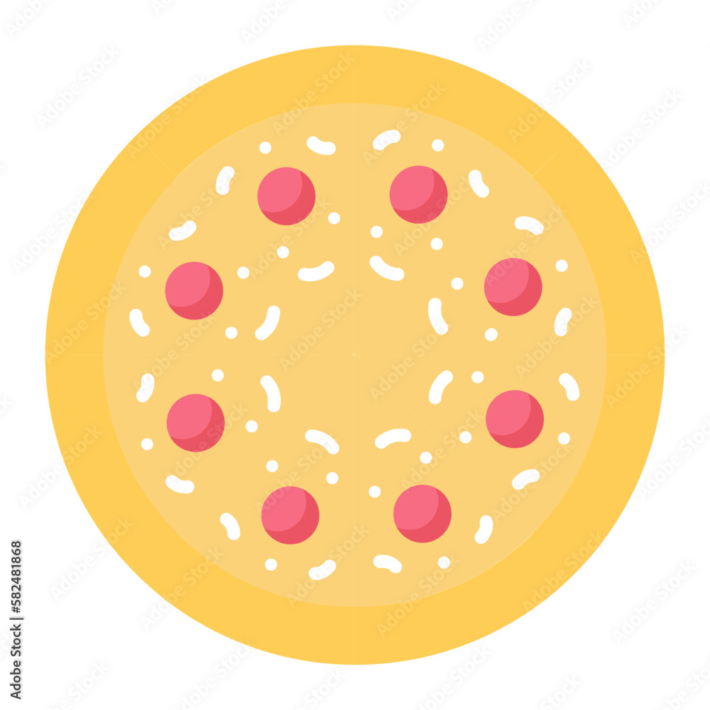 Pizza Flat Icon Pizza Flat Icon