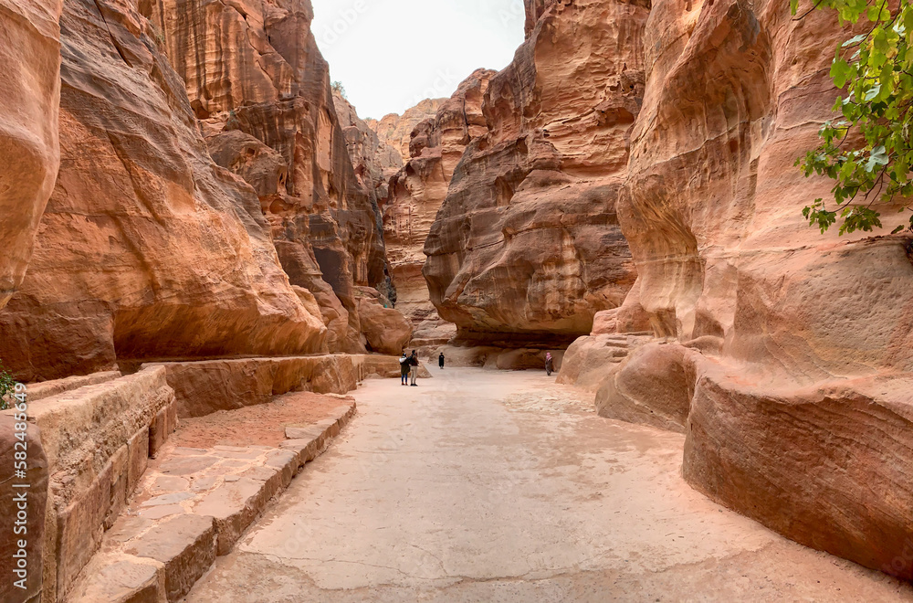 As Siq the main entrance of Petra